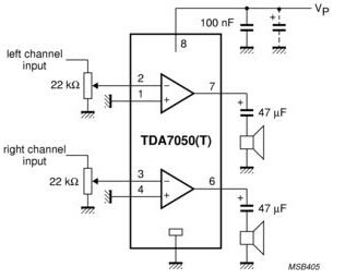 circuito integrado amplificadores de audio