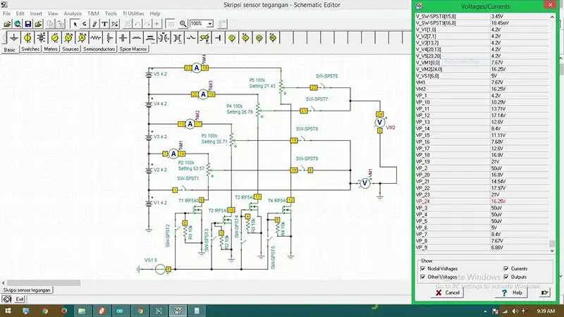 Tina-TI software de diseño de circuitos electricos
