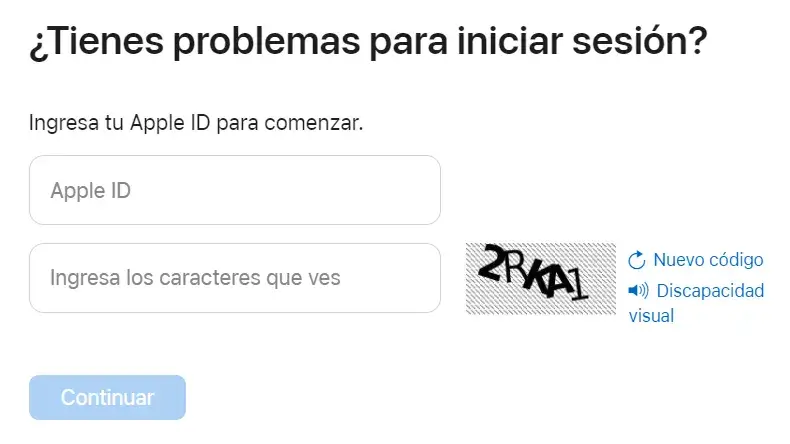 id.mi.com olvide mi contraseña