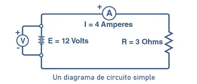 diagrama de circuito simple